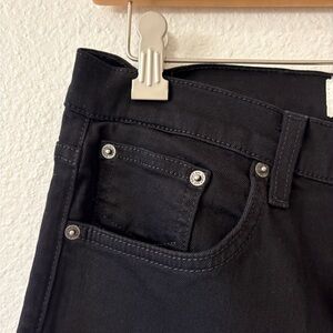 Reformation Black Perri Jean straight size 31